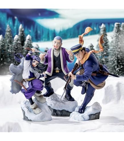 新品　送料込　ゴールデンカムイ　杉元　アシリパ　鯉登　フィギュア　セット Amazon.co.jp: ゴールデンカムイ フィギュア セット 鯉登 杉元